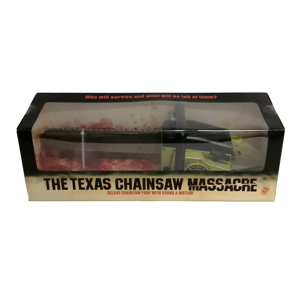 Texas Chainsaw Massacre (1974) Chainsaw Prop Replica With Sound Trick or Treat Studios Masks & Prop Replicas 5 Texas Chainsaw Massacre (1974) Chainsaw Prop Replica With Sound Trick or Treat Studios Masks & Prop Replicas 5