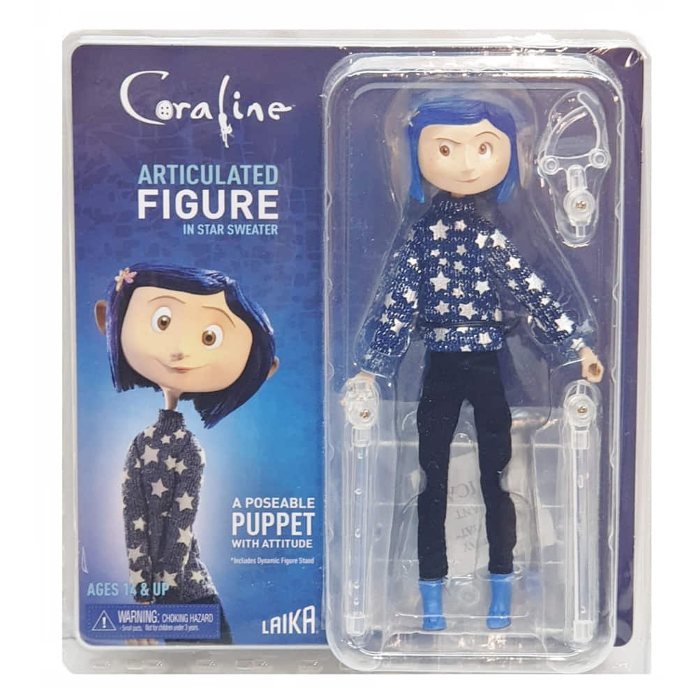 NECA Coraline In Star Sweater 7 Inch Scale Articulated Figure 7" Figures NECA Coraline In Star Sweater 7 Inch Scale Articulated Figure 7" Figures