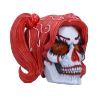 Nemesis Now Drop Dead Gorgeous – Cackle and Chaos Clown Doll Skull 19cm Figurines Medium (15-29cm)