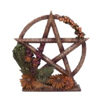 Nemesis Now Summer Floral Decorative Pentagram Ornament 16.5cm Figurines Medium (15-29cm)