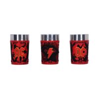AC/DC Officially Licensed Logo Set of 3 Shot Glass Set 8.7cm Homeware AC/DC Officially Licensed Logo Set of 3 Shot Glass Set 8.7cm Homeware