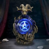 Nemesis Now Orbuculum of the Baphomet Illuminating Figurine 16cm Figurines Medium (15-29cm) 2