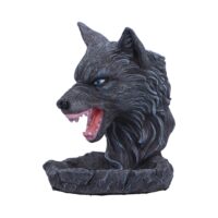 Nemesis Now Dark Wolf Head Backflow Incense Burner 11.5cm Homeware