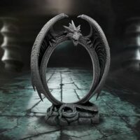Nemesis Now Scaled Reflection Dragon Mirror 29cm Home Décor 2