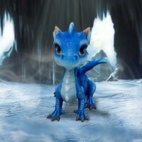 Nemesis Now Ice Dragonling Blue Dragon Figurine 12.3cm Figurines Small (Under 15cm) 2