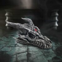 Nemesis Now Tribal Flame Dragon Skull Head 21.5cm Figurines Small (Under 15cm) 2