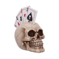 Nemesis Now Four of a Kind Playing Cards Skull Head 19cm Figurines Medium (15-29cm)