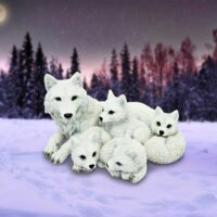 Nemesis Now Pups Protection Mother Wolf and Cubs Figurine 20.5cm Figurines Medium (15-29cm) 2