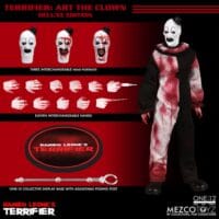 Mezco One:12 Collective Terrifier Art The Clown Deluxe Edition One:12 Collective