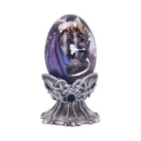 Nemesis Now Elemental Dragonlings – Air Dragon in Clear Egg 12cm Figurines Small (Under 15cm)