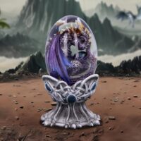 Nemesis Now Elemental Dragonlings – Air Dragon in Clear Egg 12cm Figurines Small (Under 15cm) 2