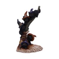 Nemesis Now Broomstick Kindle Witchy Black Cats Ornament 21cm Figurines Medium (15-29cm)
