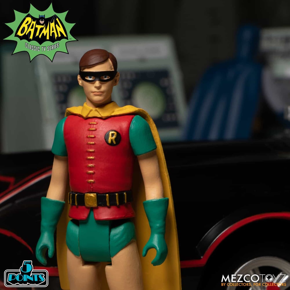 Mezco Batman 5 points (1966): Deluxe Action Figure Set 5 Points 9 Mezco Batman 5 points (1966): Deluxe Action Figure Set 5 Points 9