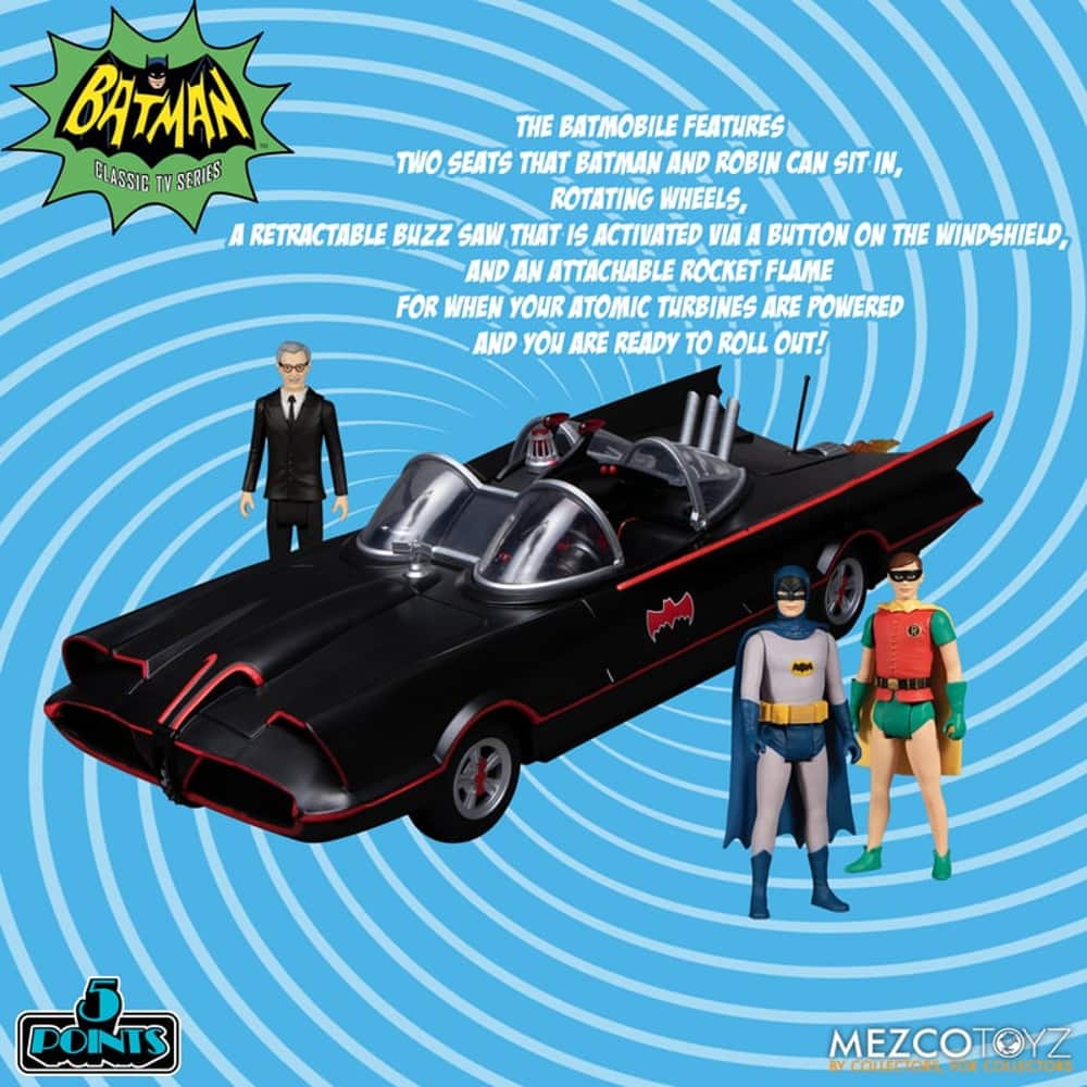 Mezco Batman 5 points (1966): Deluxe Action Figure Set 5 Points 11 Mezco Batman 5 points (1966): Deluxe Action Figure Set 5 Points 11