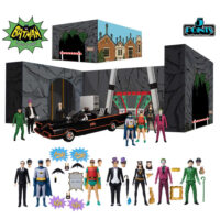 Mezco Batman 5 points (1966): Deluxe Action Figure Set 5 Points Mezco Batman 5 points (1966): Deluxe Action Figure Set 5 Points