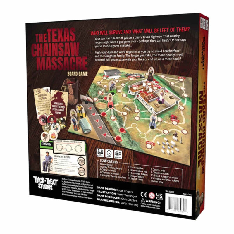 The Texas Chainsaw Massacre Board Game Trick or Treat Studios Gifts & Games 5