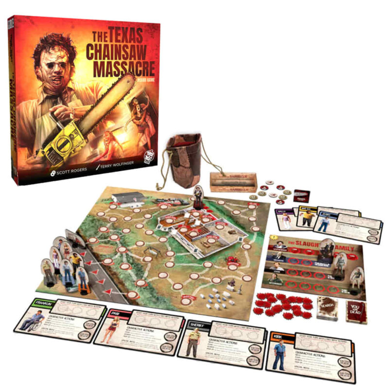 The Texas Chainsaw Massacre Board Game Trick or Treat Studios Gifts & Games