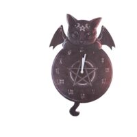 Nemesis Now Cult Cuties Malpuss Wall Hanging Clock with Swinging Tail Clocks