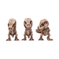 Nemesis Now Three Wise Tyrannosaurus Rex Skeleton Figurines Figurines Small (Under 15cm)