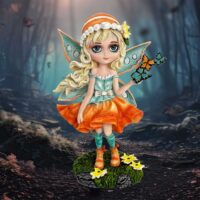 Nemesis Now Summer Fae Fairy Figurine with Butterflies and Flowers Figurines Medium (15-29cm) 2