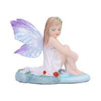 Nemesis Now Jenna – Serene Fairy With Purple Lilies And Ladybugs Figurines Small (Under 15cm)