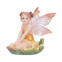 Nemesis Now Olivia – Enchanted on Lily Pad Small Fairy Figurine Figurines Small (Under 15cm)