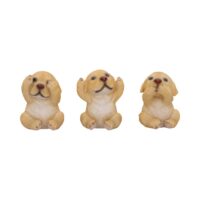 Nemesis Now Three Wise Golden Labradors Figurines (Set of 3) Figurines Small (Under 15cm)