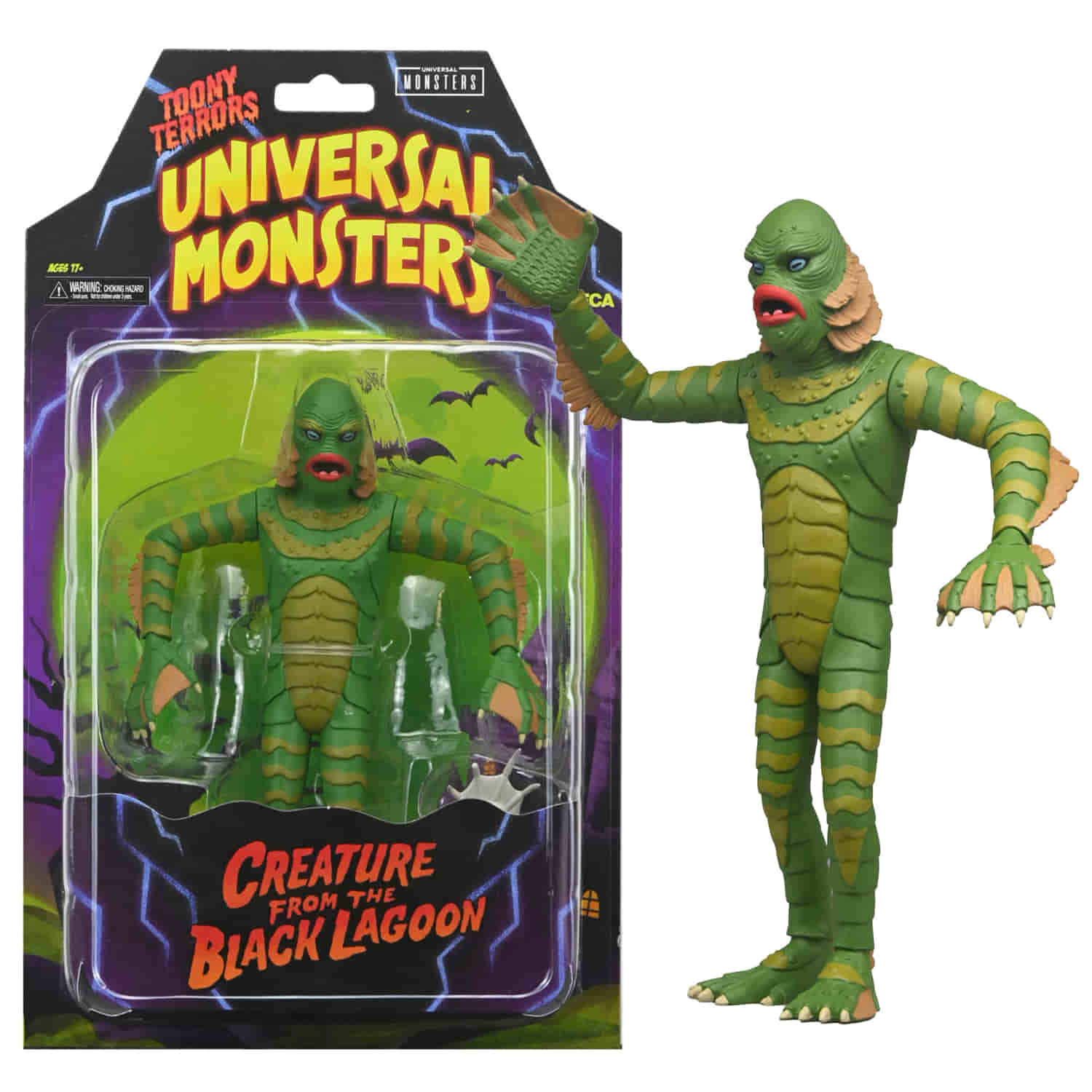 NECA Toony Terrors Series 12 Universal Monsters Creature From The Black Lagoon 6 Inch Scale Action Figure Toony Terrors NECA Toony Terrors Series 12 Universal Monsters Creature From The Black Lagoon 6 Inch Scale Action Figure Toony Terrors