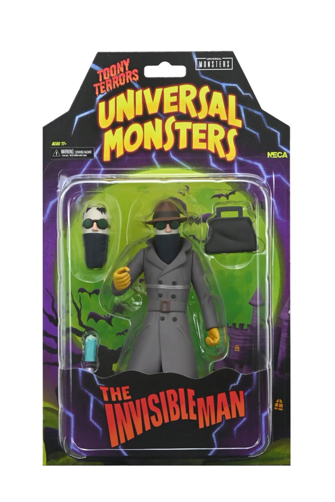Toony Terrors Series 12 Universal Monsters Invisible Man 6 Inch Scale Action Figure Toony Terrors 13 Toony Terrors Series 12 Universal Monsters Invisible Man 6 Inch Scale Action Figure Toony Terrors 13