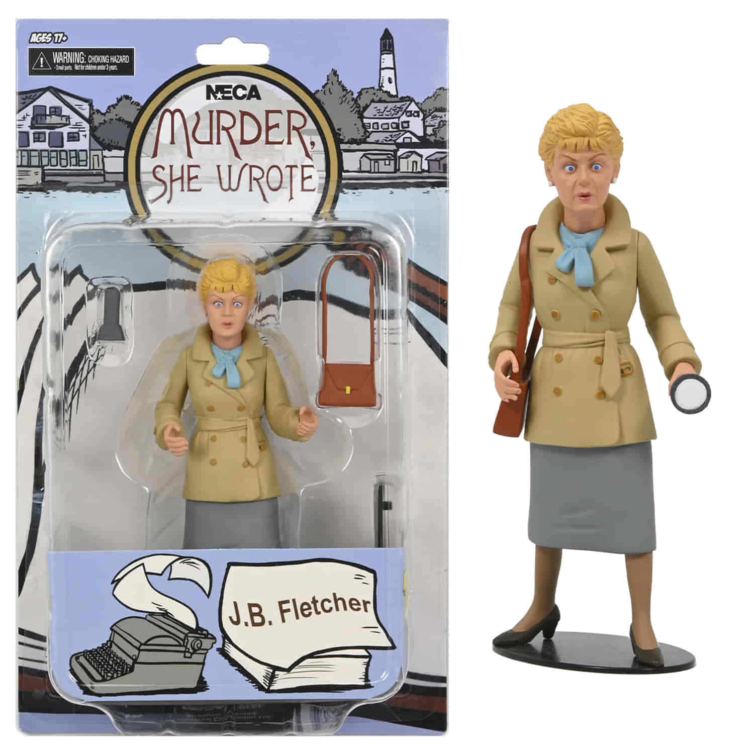 NECA Murder She Wrote Jessica Fletcher Toony Classics 6 Inch Scale Action Figure Toony Terrors NECA Murder She Wrote Jessica Fletcher Toony Classics 6 Inch Scale Action Figure Toony Terrors