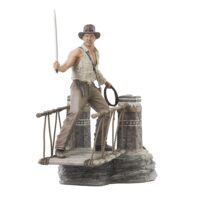 PRE-ORDER Indiana Jones And The Temple Of Doom Deluxe Gallery PVC Statue Rope Bridge 28 cm Diamond Select Toys Toys