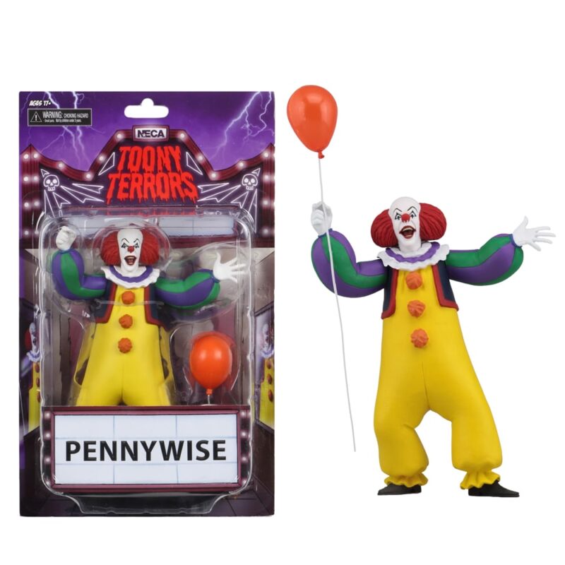NECA IT (1990) Pennywise Toony Terrors 6 Inch Scale Action Figure Toony Terrors