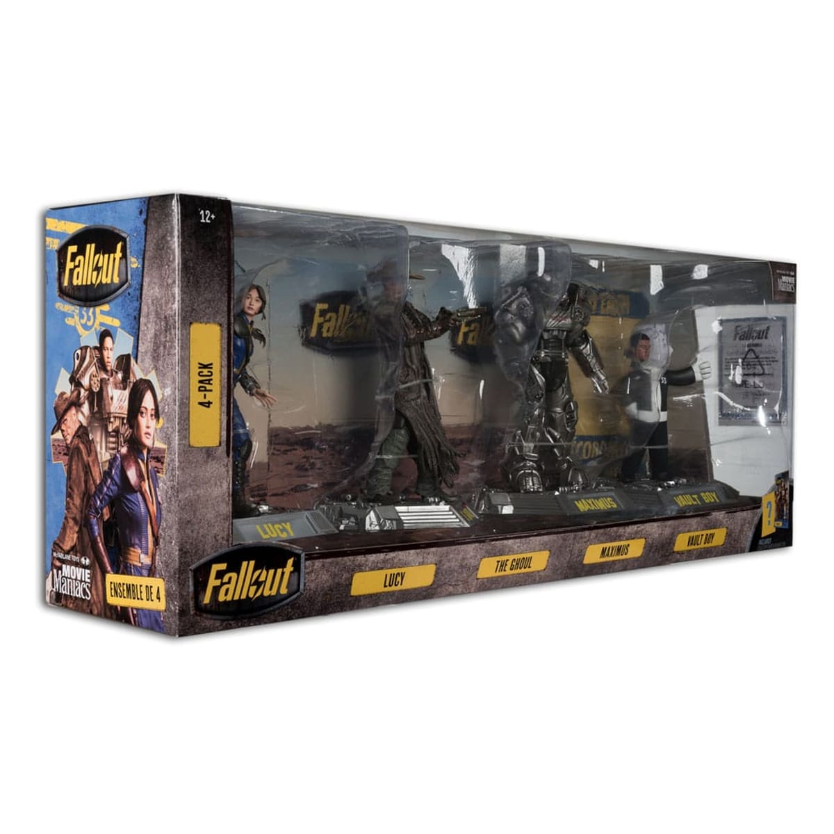 McFarlane Toys Fallout Movie Maniacs PVC Statue 4-Pack Lucy, Maximus, The Ghoul and Vault Boy 15cm 6" Figures 5 McFarlane Toys Fallout Movie Maniacs PVC Statue 4-Pack Lucy, Maximus, The Ghoul and Vault Boy 15cm 6" Figures 5