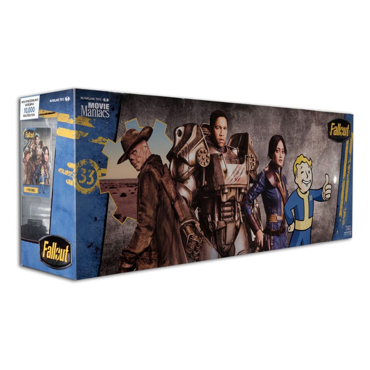 McFarlane Toys Fallout Movie Maniacs PVC Statue 4-Pack Lucy, Maximus, The Ghoul and Vault Boy 15cm 6" Figures 9 McFarlane Toys Fallout Movie Maniacs PVC Statue 4-Pack Lucy, Maximus, The Ghoul and Vault Boy 15cm 6" Figures 9