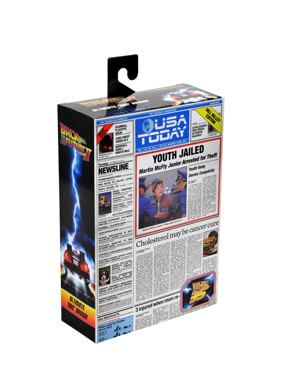 NECA Back To The Future Doc Brown Part 2 Ultimate 7 Inch Scale Action Figure 7" Figures 19 NECA Back To The Future Doc Brown Part 2 Ultimate 7 Inch Scale Action Figure 7" Figures 19