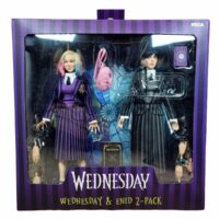 NECA Wednesday – Wednesday Addams (Nevermore Uniform) and Enid 8 Inch Clothed Action Figure 2-Pack 8" Figures
