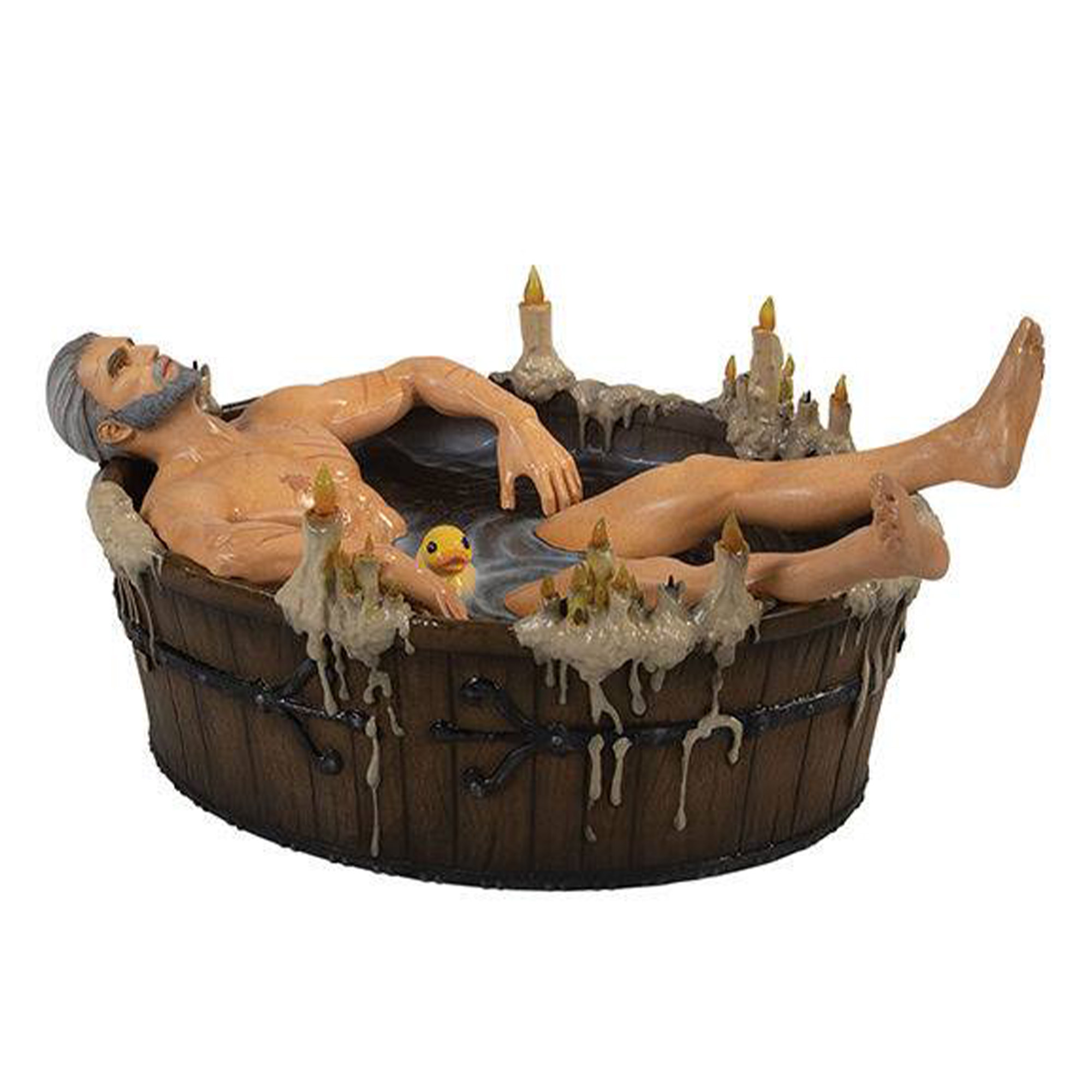 Dark Horse Comics The Witcher 3 Wild Hunt Geralt in the Bath Statue Dark Horse Dark Horse Comics The Witcher 3 Wild Hunt Geralt in the Bath Statue Dark Horse