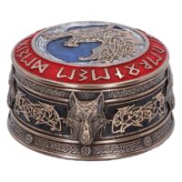 Nemesis Now Fenrir’s Treasure Norse Wolf Trinket Box 10.3cm Boxes & Storage