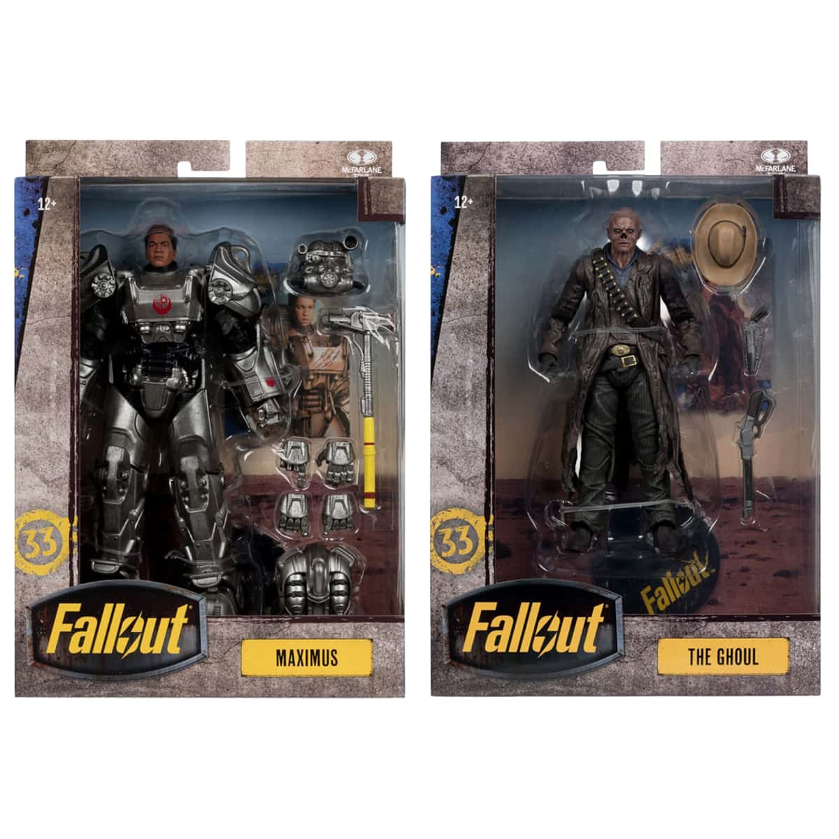 McFarlane Toys Fallout The Ghoul and Maximus Action Figure Bundle 17cm 7" Figures McFarlane Toys Fallout The Ghoul and Maximus Action Figure Bundle 17cm 7" Figures