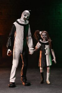 PRE-ORDER NECA Terrifier 2 Art The Clown and Little Pale Girl Ultimate 7 Inch Scale 2-pack 7" Figures 2