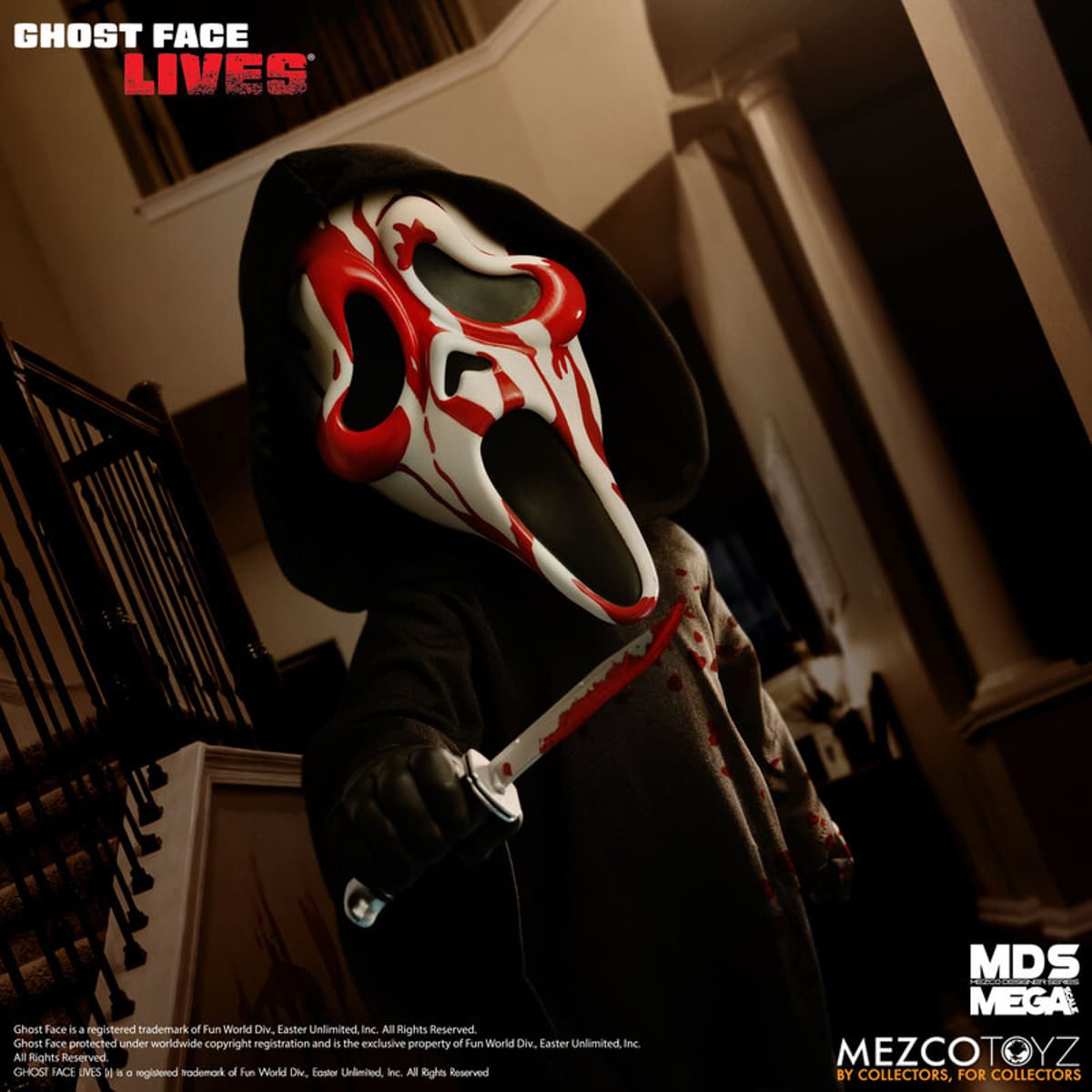 PRE-ORDER Mezco Scream Ghost Face “Bloody” Version 15 Inch Mega Scale Figure MDS Mega Scale 15 PRE-ORDER Mezco Scream Ghost Face “Bloody” Version 15 Inch Mega Scale Figure MDS Mega Scale 15