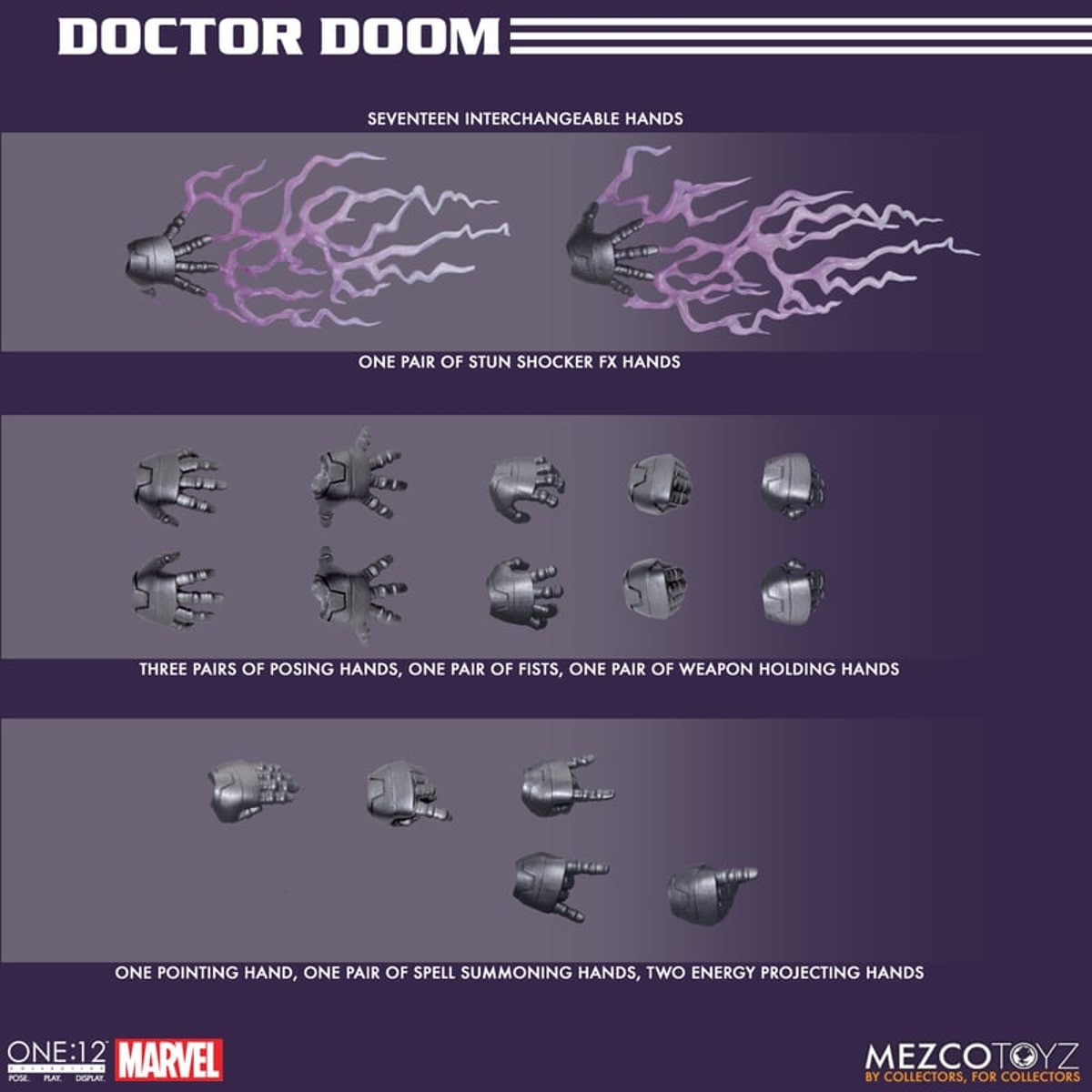 PRE-ORDER Mezco Doctor Doom One:12 Collective (Marvel) Figure One:12 Collective 15 PRE-ORDER Mezco Doctor Doom One:12 Collective (Marvel) Figure One:12 Collective 15