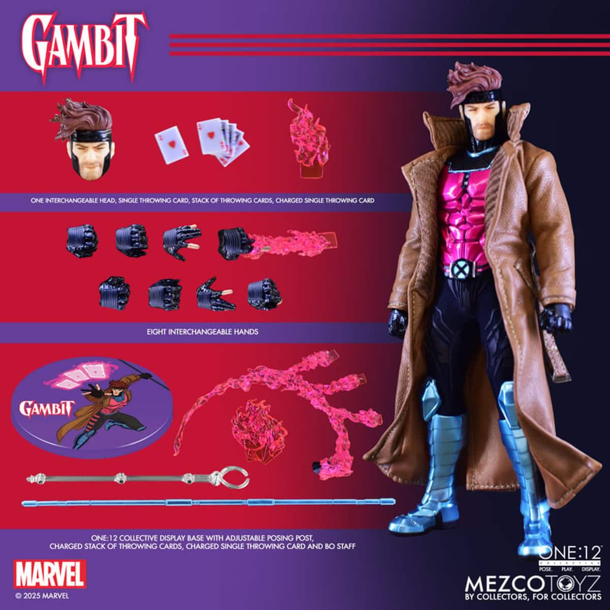 PRE-ORDER Mezco Gambit One:12 Collective (Marvel) Figure One:12 Collective 3 PRE-ORDER Mezco Gambit One:12 Collective (Marvel) Figure One:12 Collective 3