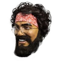 PRE-ORDER Cheech And Chong – Chong Deluxe Injection Mask Trick or Treat Studios Horror Masks 2